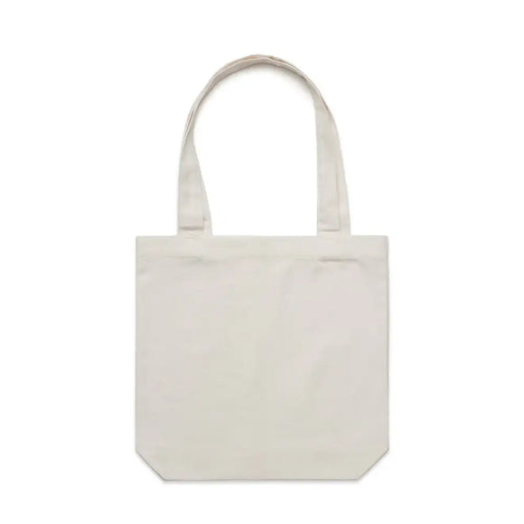 Bone beige AS Colour Carrie Tote Bag - 1001 on a white background