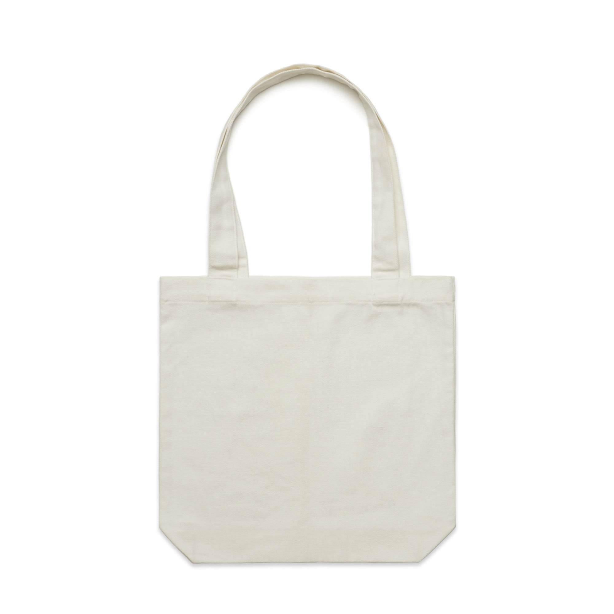 Cream AS Colour Carrie Tote Bag - 1001 on a white background