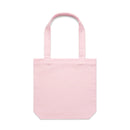 Pink AS Colour Carrie Tote Bag - 1001 on a white background