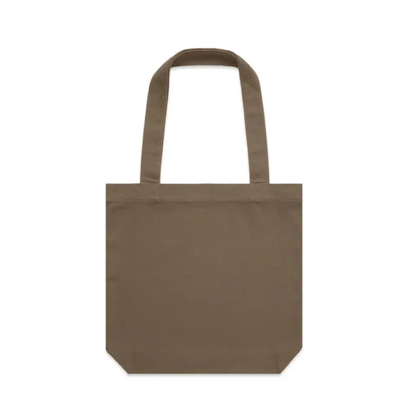 Walnut brown AS Colour Carrie Tote Bag - 1001 on a white background