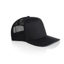 AS Colour Stock Trucker Cap - 1108 in Black on a white background