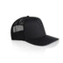 AS Colour Stock Trucker Cap - 1108 in Black on a white background