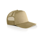 AS Colour Stock Trucker Cap - 1108 in khaki on a white background