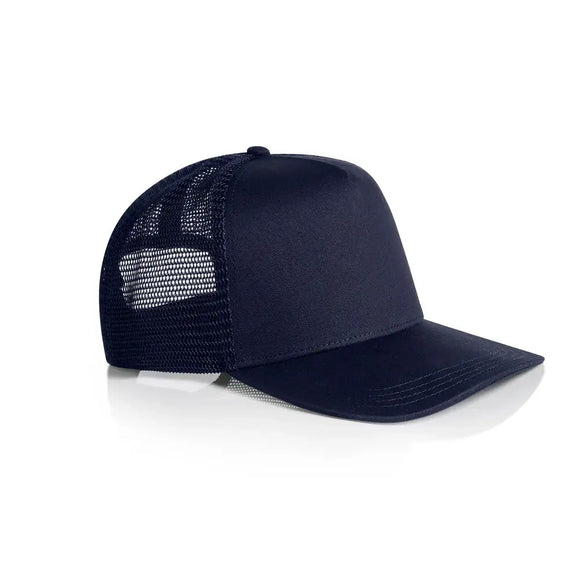 AS Colour Stock Trucker Cap - 1108 in navy on a white background