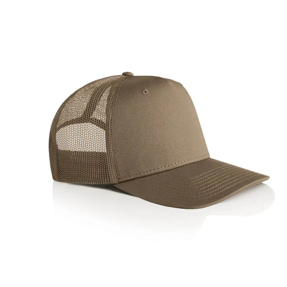 AS Colour Stock Trucker Cap - 1108 in walnut on a white background