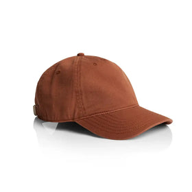 AS Colour Access Five Panel Cap - 1132 in clay brown on a white background
