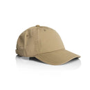AS Colour Access Five Panel Cap - 1132 in sand on a white background