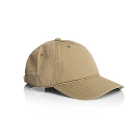 AS Colour Access Five Panel Cap - 1132 in sand on a white background