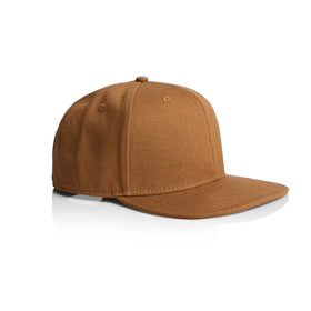 AS Colour Stock Canvas Cap - 1173 in camel on a white background