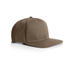 AS Colour Stock Canvas Cap - 1173 in walnut on a white background