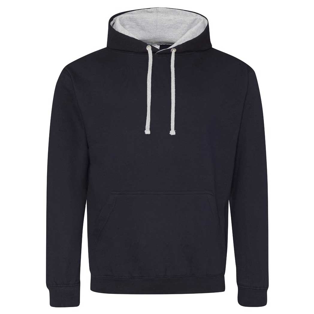Buy new-french-navy-heather-grey College Varsity Hoodie - JH003