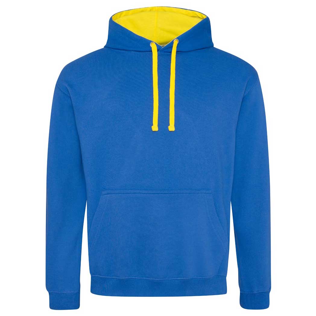 Buy royal-blue-sun-yellow College Varsity Hoodie - JH003