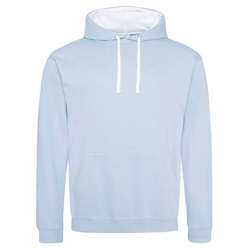 Buy sky-blue-arctic-white College Varsity Hoodie - JH003