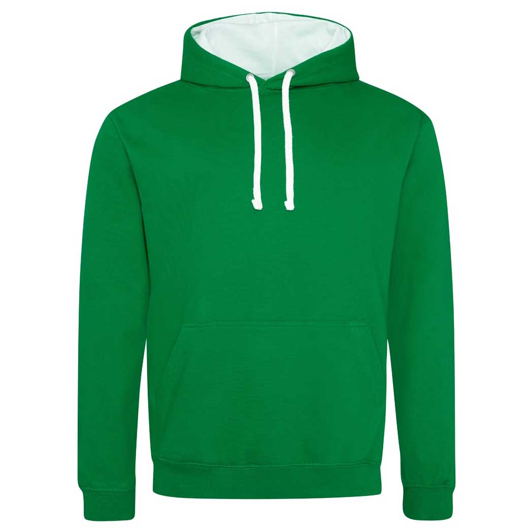 Buy kelly-green-arctic-white College Varsity Hoodie - JH003