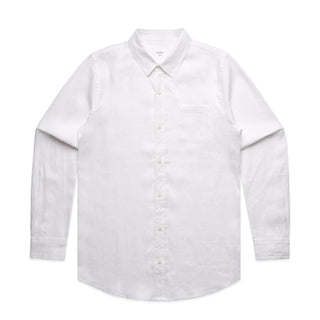 Buy white Men&#39;s Linen Shirt - 5418