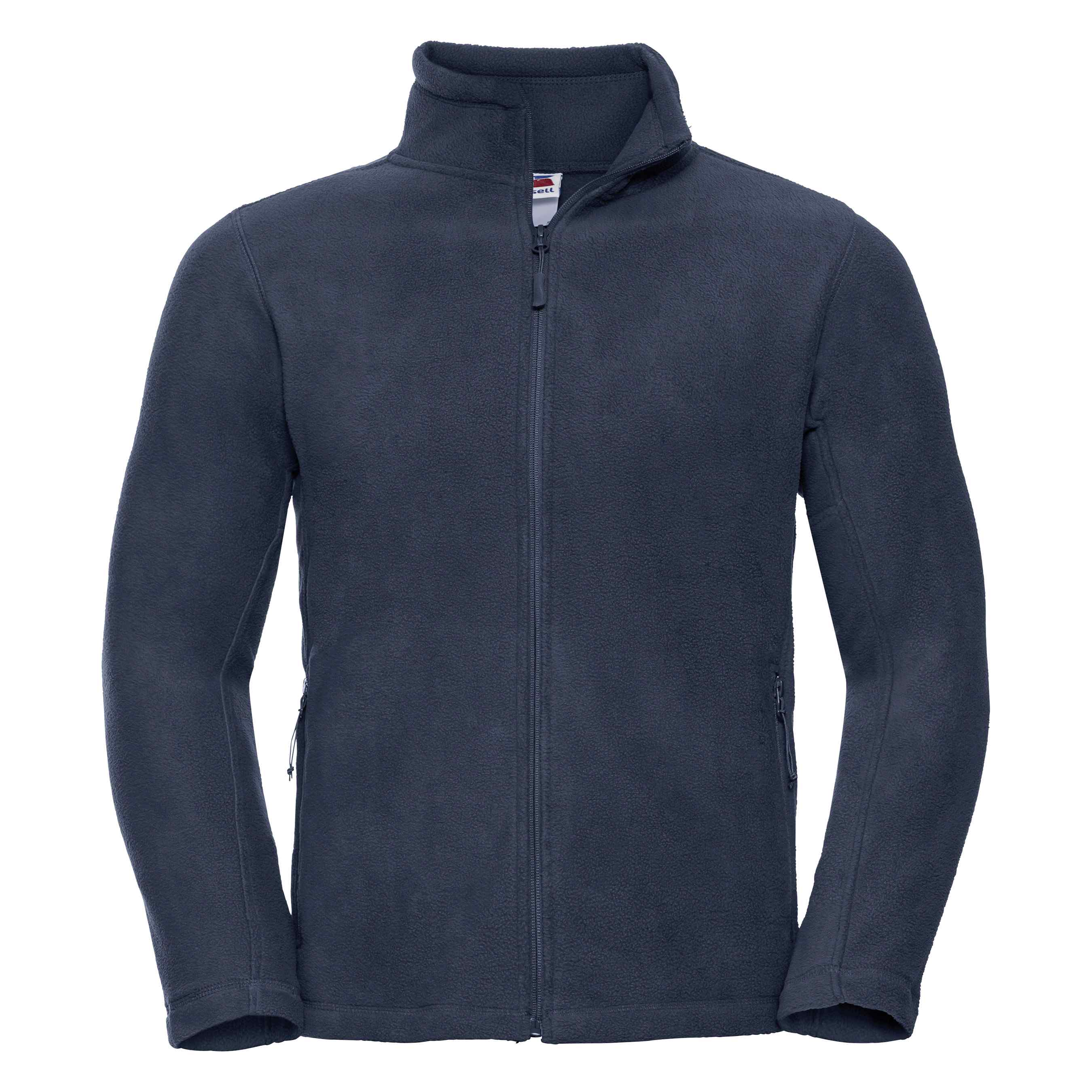 Russell Full-Zip Outdoor Fleece - 870M in  french navy on a white background