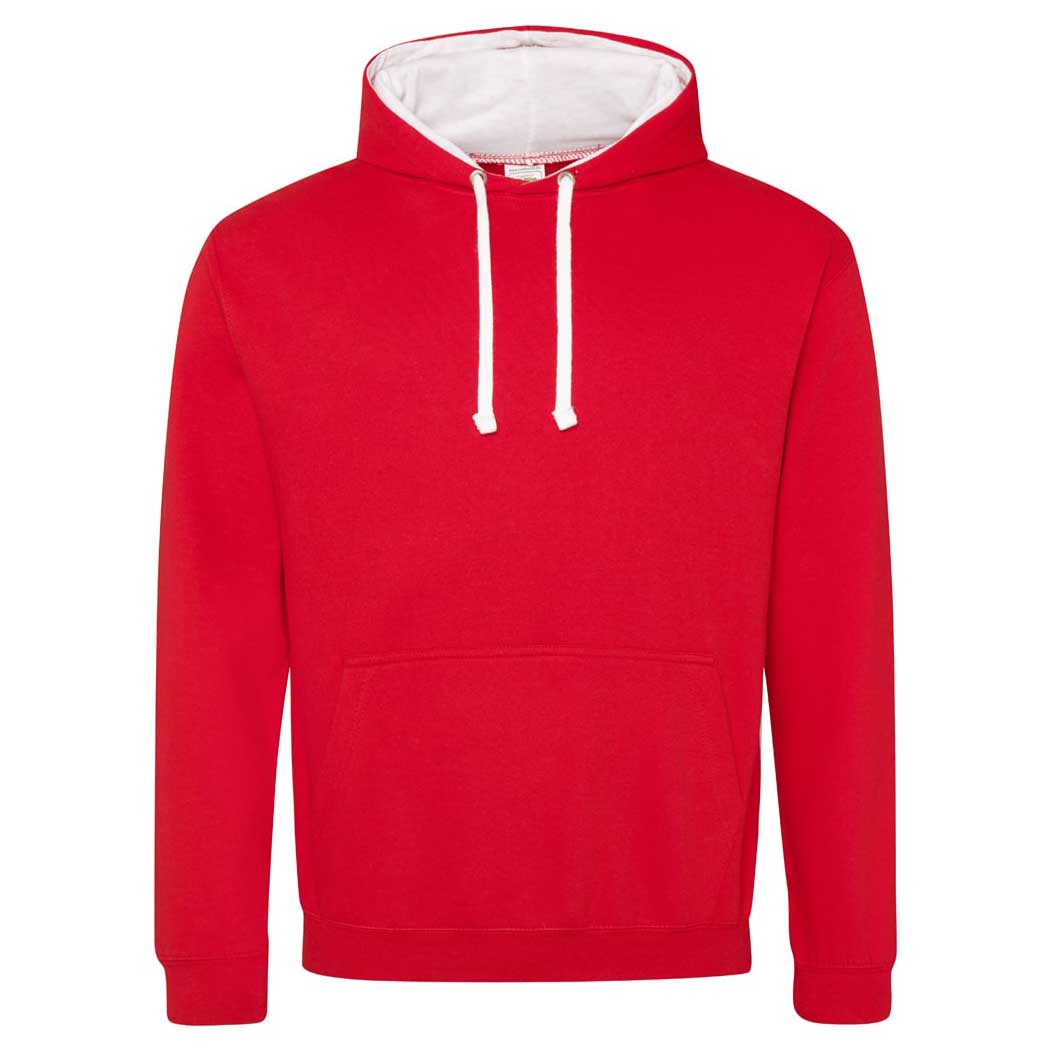 Buy fire-red-arctic-white College Varsity Hoodie - JH003