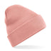 Beechfield Original Cuffed Beanie - B45 in blush pink on a white background