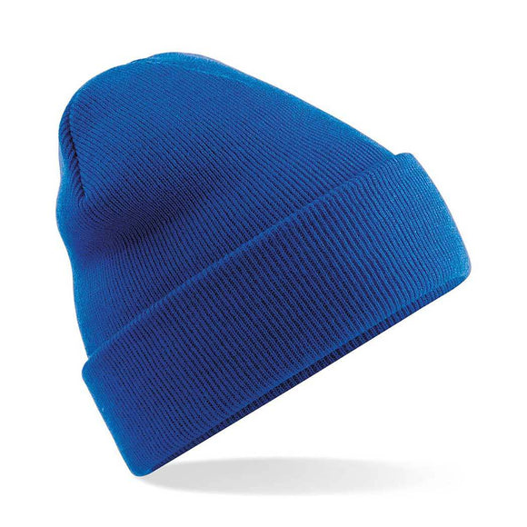 Beechfield Original Cuffed Beanie - B45 in bright royal on a white background