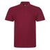 Pro RTX Pro polo shirt in burgundy on a white background. RX101 