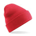 Beechfield Original Cuffed Beanie - B45 in coral pink on a white background