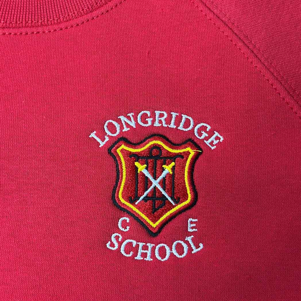 Longridge C of E School Crew-Neck Sweatshirt - 0