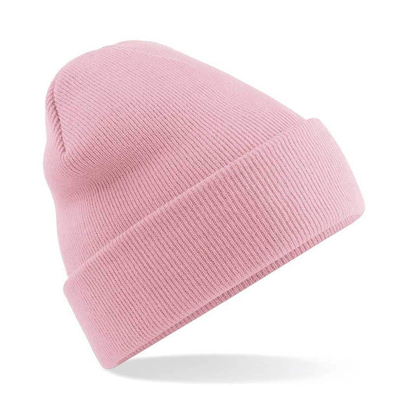 Beechfield Original Cuffed Beanie - B45 in dusty pink on a white background
