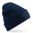 Beechfield Original Cuffed Beanie - B45 in French navy on a white background