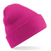 Beechfield Original Cuffed Beanie - B45 in fuchsia pink on a white background