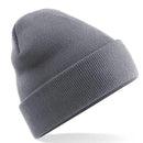 Beechfield Original Cuffed Beanie - B45 in graphite grey on a white background