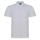 Pro RTX Pro polo shirt in heather grey on a white background. RX101 