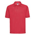 Russell Classic Polycotton Polo - 539M polo shirt in bright red against a white background