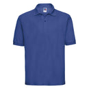 Russell Classic Polycotton Polo - 539M polo shirt in bright royal against a white background