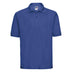Russell Classic Polycotton Polo - 539M polo shirt in bright royal against a white background