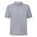 Russell Classic Polycotton Polo - 539M polo shirt in light oxford grey against a white background
