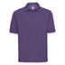 Russell Classic Polycotton Polo - 539M polo shirt in purple against a white background