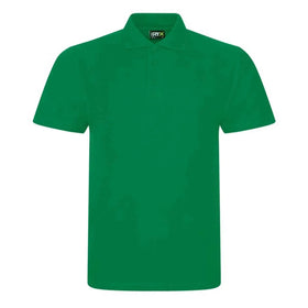 Pro RTX Pro polo shirt in kelly green on a white background. RX101 