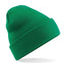 Beechfield Original Cuffed Beanie - B45 in kelly green on a white background