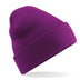 Beechfield Original Cuffed Beanie - B45 in magenta purple on a white background
