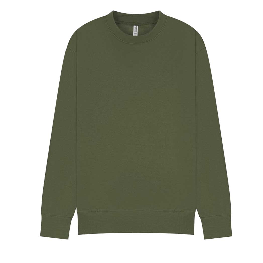 Buy military-green Promo Crew Sweatshirt - Colours