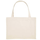 Natural shopping tote bag on a white background. Stanley/Stella Woven Shopping Bag - STAU762