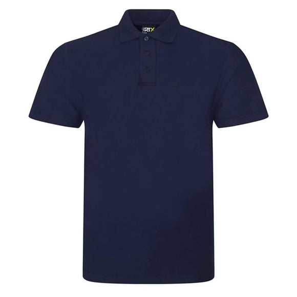Pro RTX Pro polo shirt in navy on a white background. RX101 