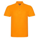 Pro RTX Pro polo shirt in orange on a white background. RX101 