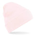 Beechfield Original Cuffed Beanie - B45 in pastel pink on a white background