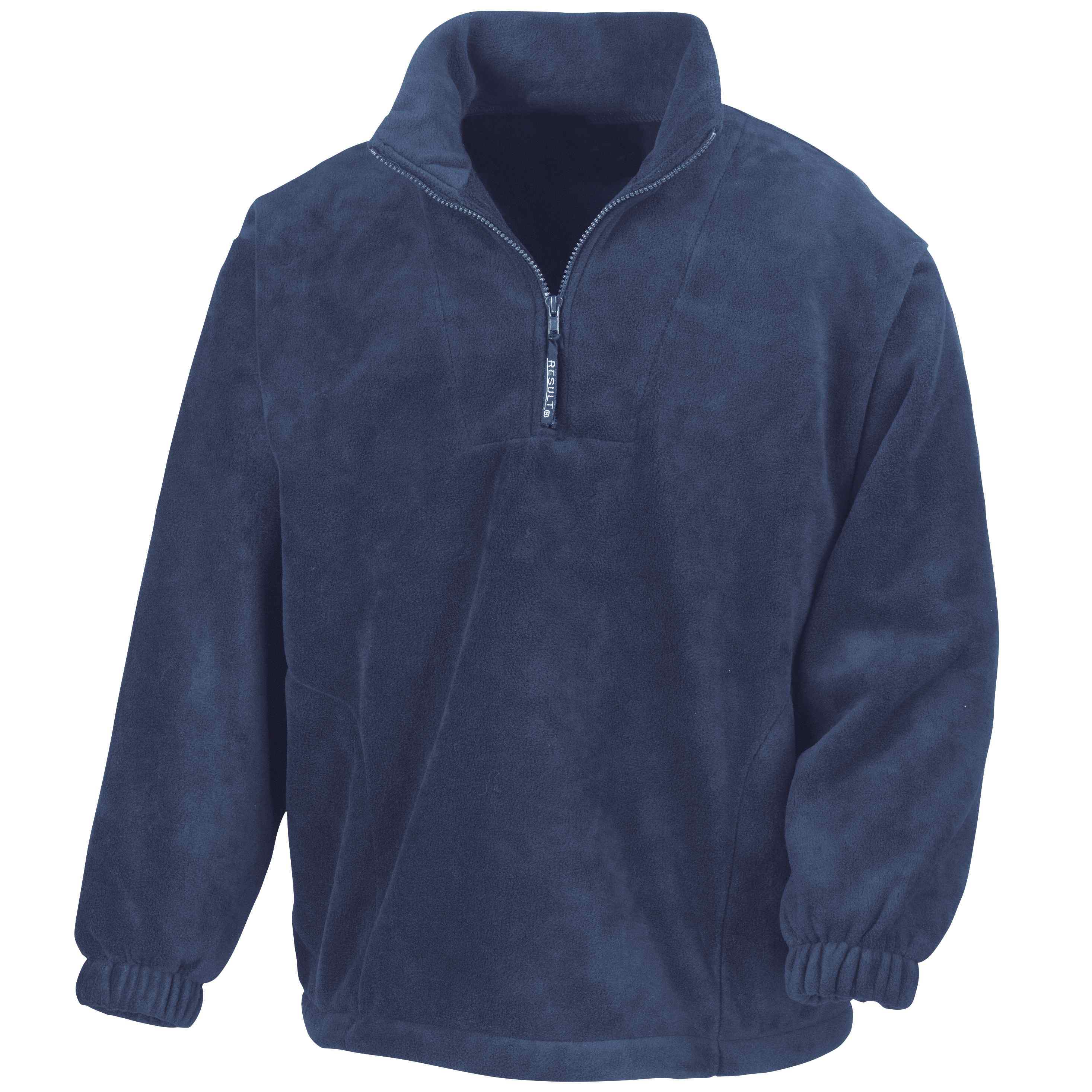 Result Polartherm 1/4-Zip Fleece - R33 in navy against a white background