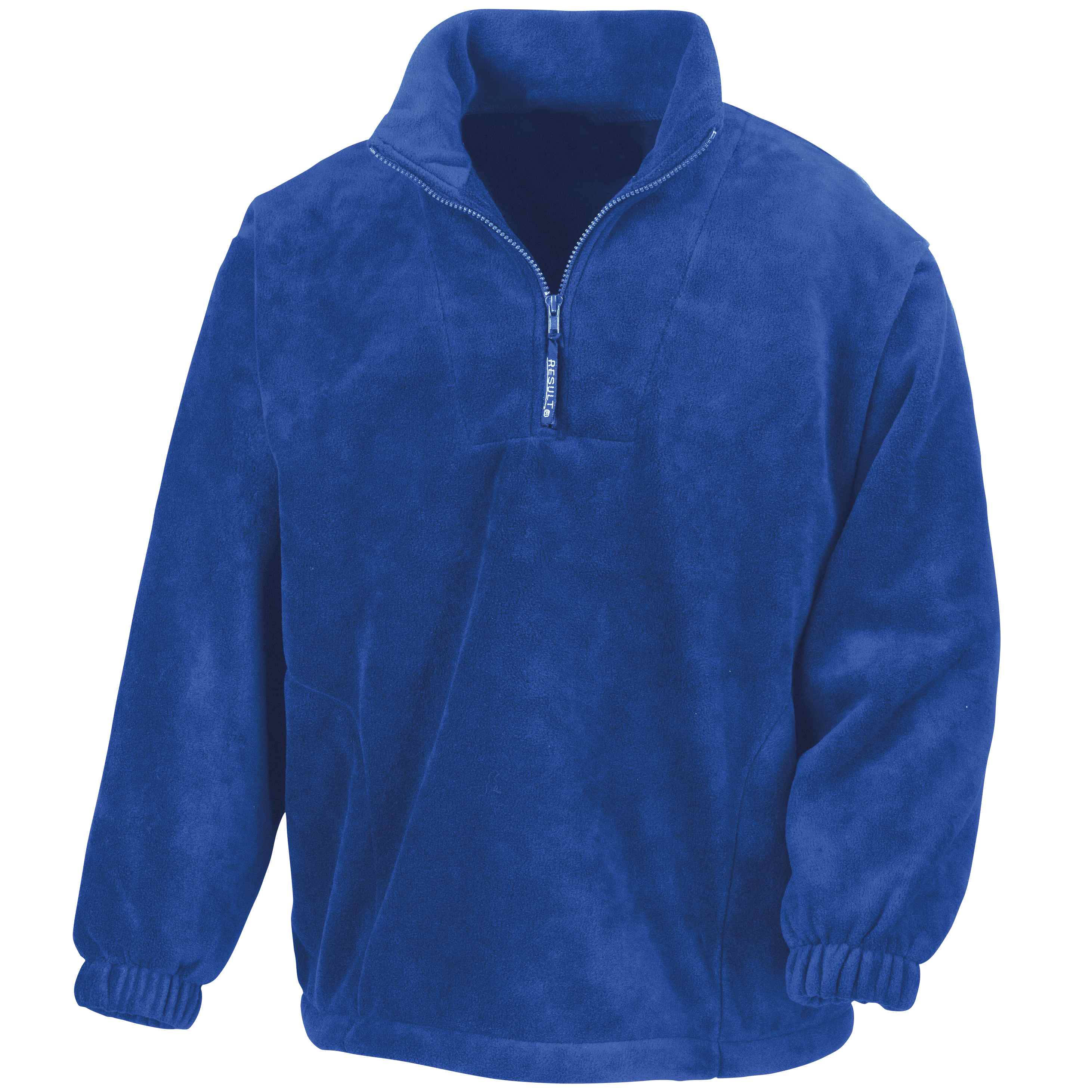 Result Polartherm 1/4-Zip Fleece - R33 in royal blue against a white background