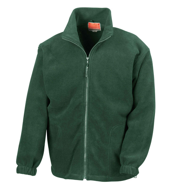 Result Polartherm™ Jacket - RE36 in forest green on a white background