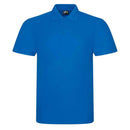 Pro RTX Pro polo shirt in sapphire on a white background. RX101 