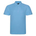 Pro RTX Pro polo shirt in sky blue on a white background. RX101 