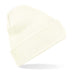 Beechfield Original Cuffed Beanie - B45 in soft white on a white background